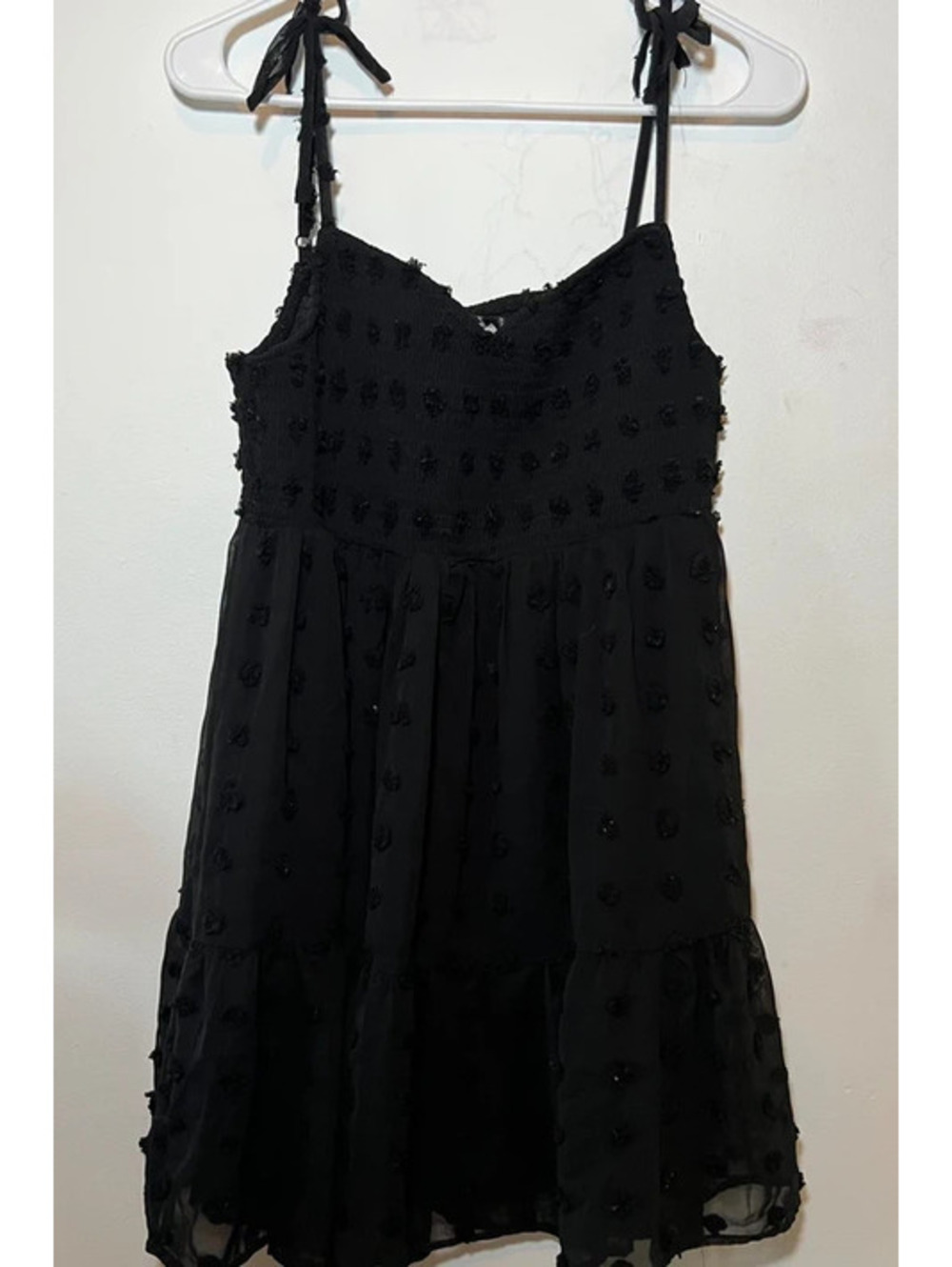 Black midi dress